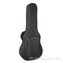 Einfache schwarze Gitarrenmusiktasche